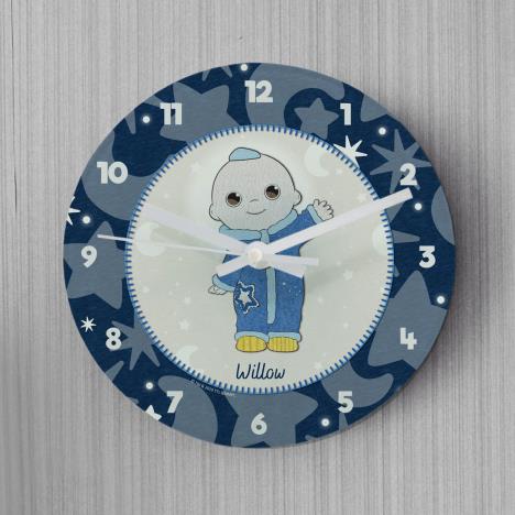 Personalised Moon and Me Moon Baby Glass Clock Extra Image 1